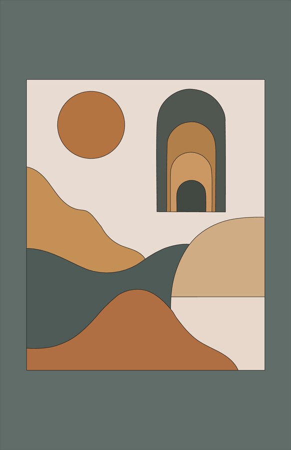 Desert Shrine adobe arch art print