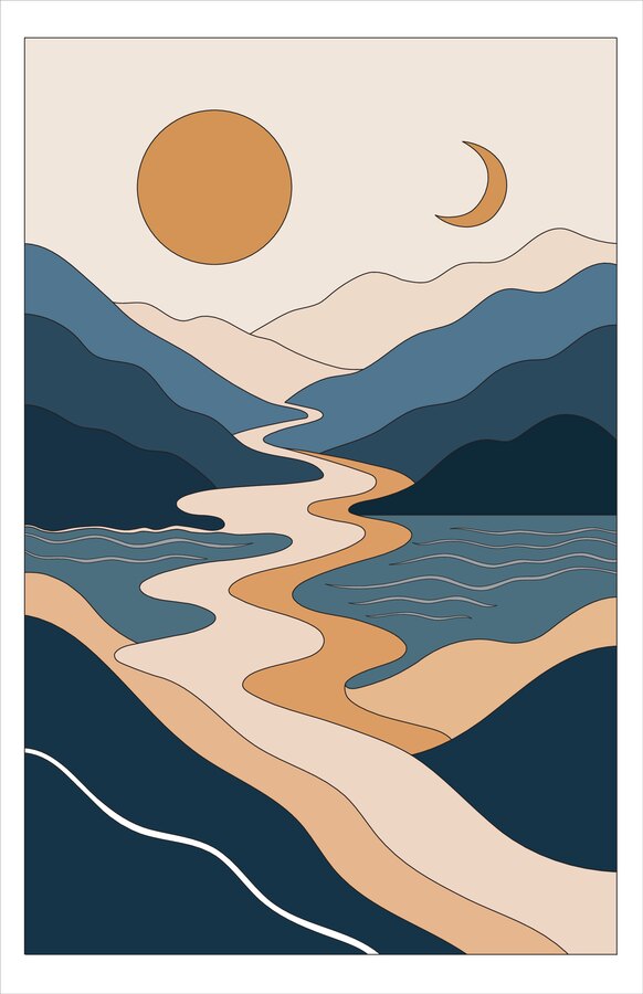 Where Night and Day Collide art print